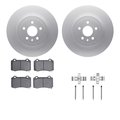 Dynamic Friction Co 4612-26000, Geospec Rotors with 5000 Euro Ceramic Brake Pads includes Hardware, Silver 4612-26000